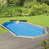 Piscine bois en kit allongée "Sydney" 6.85 x 4.85 x 1.48 m