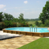 Piscine bois en kit allongée "Hudson" 8.80 x 4.85 x 1.48 m