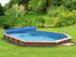 Enrouleur fixe de couverture solaire  pour piscine hors-sol SUNBAY