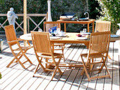 Salon jardin "Julia" - 1 table + 4 chaises + 2 fauteuils
