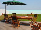Salon jardin "Rives" - 1 table + 6 chaises + 2 fauteuils
