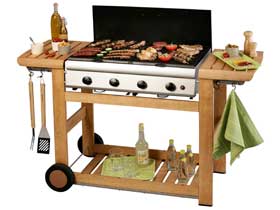 Barbecue gaz adelaide 4 woody 186 kw 