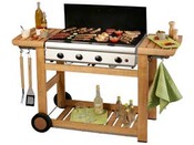 Barbecue gaz "Adelaide 4 Woody" - 18,6 kw 
