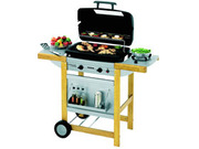 Barbecue gaz " Texas Woody Deluxe " - 8.2 Kw