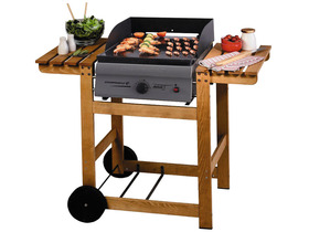 Barbecue gaz " Adélaide Plancha Woody" - 6 kW