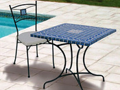 Salon jardin " Azura " - 1 table + 2 chaises