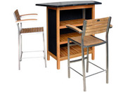 Salon jardin " Bar day dreamer " - 1 Bar + 2 chaises bar