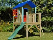 Cabane enfant  "Leane" - 6.34 m² - 2.95 x 2.15 x 2.35 m - 14 mm