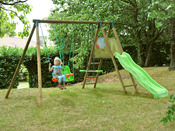 Portique bois Soulet "Bilbao" - 4 agrès - H : 2.35m