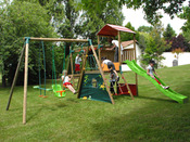 Station bois " Cumulus" - 5 agrès - H:2.35 m