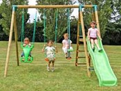 Portique bois Soulet  "Watson" - 4 agrès - H:2.35m