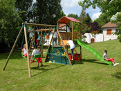 Portique bois Soulet  "Meltem"- 5 agrès - H:2.35 m