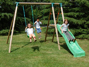 Portique bois Soulet " Magba" - 3 agrès - H:2.35 m