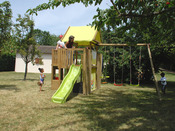 Portique bois Soulet "Chantilly" - 4 Agrès - H: 2,35 m