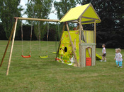 Portique bois Soulet "Sologne"  - 4 Agrès - H: 2,35m