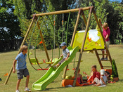 Portique bois Soulet " Popa 2 " - 4 agrés - H 2.50 m