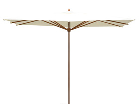 Parasol jardin - bois - 3 x 4 m