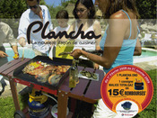 Plancha "Fiesta 25" - 4 kw   Chariot bois