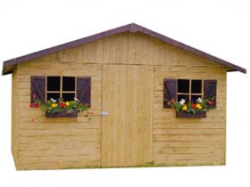 abri jardin bois - 1