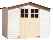 Abri jardin bois   Stockholm   - 5.26 m² - 2.59 x 2.03 x 2.03 m - 12 mm