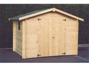 Abri jardin bois - 5.62 m² - 2.70 x 2.10 x 2.11 m - 19mm