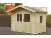 Abri jardin bois - 5.90 m² - 3.08x 2.47 x 2.47 m - 28 mm