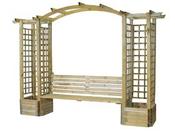 Pergola " Florence en Arc " - 1.74 m² - L 2.90 x P 0.60 x H 2.33 m