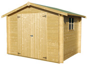 Abri jardin bois "Gibraltar" - 5.62 m² - 2.69 x 2.09 x 2.11 m - 19 mm
