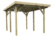 Carport voiture " Evolution " - 17 m² - 5.10  x 3.40 x 2.40 m