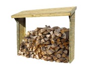Abri bûches - 1.58 m² - 2.20 x 0.70 x 1.83 m