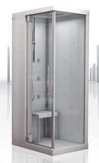 Cabine de douche intégrale brumisante "Infinity 100" 80 x 100 x 206cm
