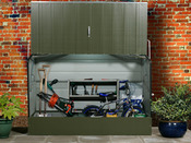 Abri jardin métal "Cyclo Protect" - 2.61 m² - 1.33 x 1.96 x 0.89 m