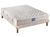 Ensemble Matelas ressorts "Ferme - Bon Repos" et Sommier tapissier - 90 x 190 cm