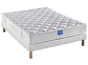 Ensemble Matelas ressorts "Luxe -Bon Repos" et Sommier tapissier - 90 x 190 cm