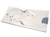 Baignoire balnéo hydromassante "Ergonomique"  KINEDO 1 place