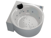 Baignoire balnéo hydromassante "Tendance" KINEDO 1 place 145 x 145cm