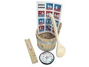Lot accessoires "Standard" : Thermostat + seau bois + louche + sablier + tableau info