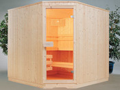 Sauna "Standard angle" 4 places 208 x 208cm