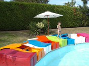 Coffre jardin - 0.30 m3 - 1.35 x 0.50 x 0.45 m