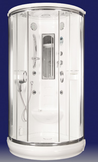 Cabine de douche intégrale "Atlantic Pleasure" 99 x 99 x 215 cm