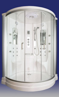 Cabine de douche intégrale "Ocean Premium" 132.5 x 132.5 x 220 cm