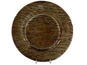 Plat de table "Saturno" - Verre décoré