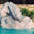Cascade - Source en rocher décoratif - Couleur Blanc crème