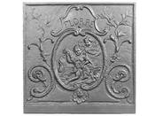 Plaque de cheminée classique "Nymphe des îles" 