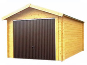 Garage bois "Sydney" - 14.4 m² - 3.00 x 4.80 x 2.63 m - 28 mm