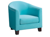 Fauteuil traditionnel "Solo" - Turquoise