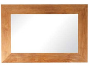 Miroir en teck massif - 120 x 90 x 3 cm