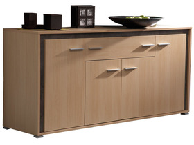 Enfilade "MASSIMO" 1 m 73 - 4 portes / 3 étagères