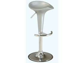 Lot de 2 Tabourets de bar Groom gris pailette