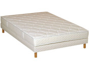 Ensemble matelas mousse "Hélios" et sommier tapissier "LM" - 80 x 190 cm